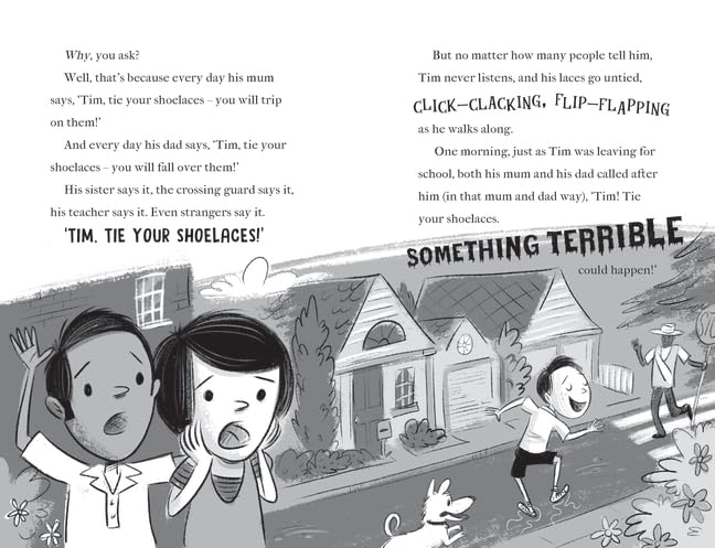 Something Terrible: Tim Tie-Your-Shoelaces