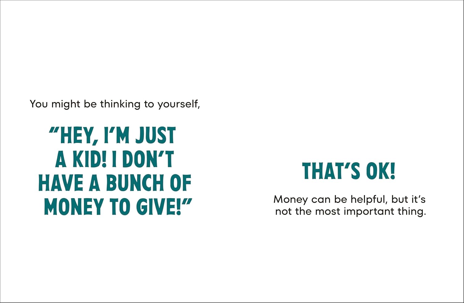 A Kids Book About Giving