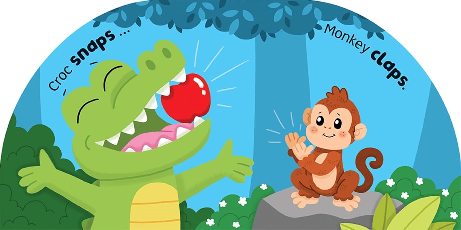 Felt Book - Crocodile (Board Book)