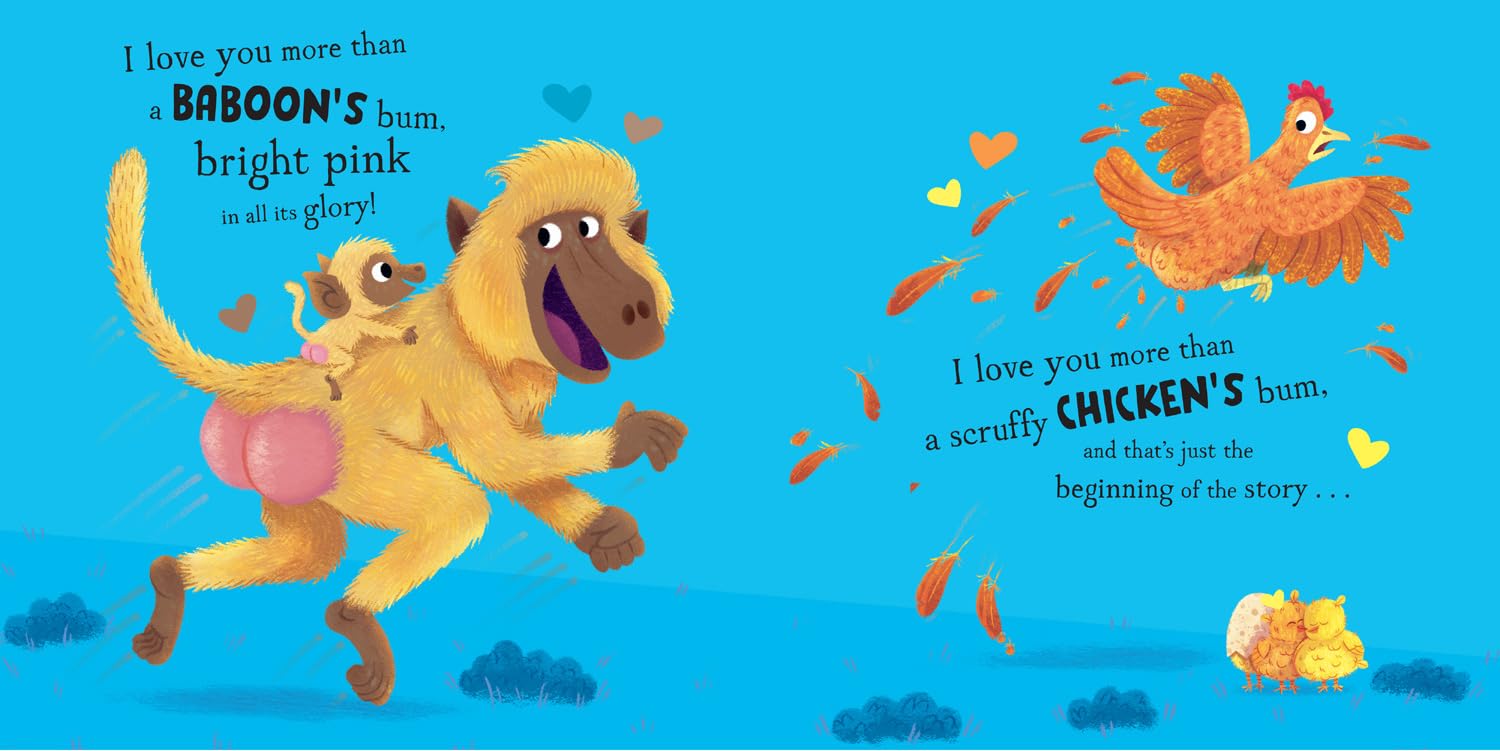 I Love You More Than A Baboon's Bum (Softcover)