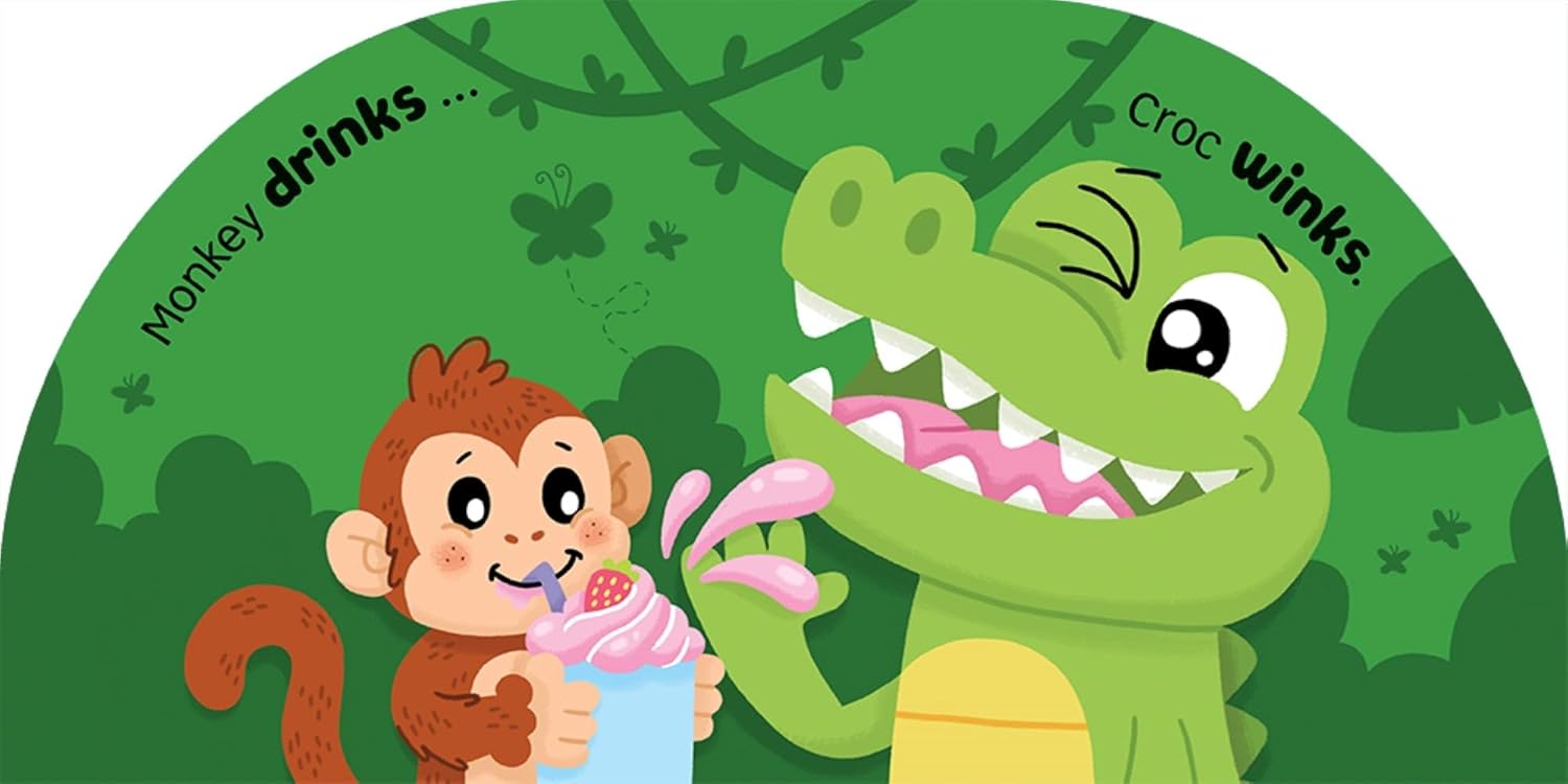 Felt Book - Crocodile (Board Book)