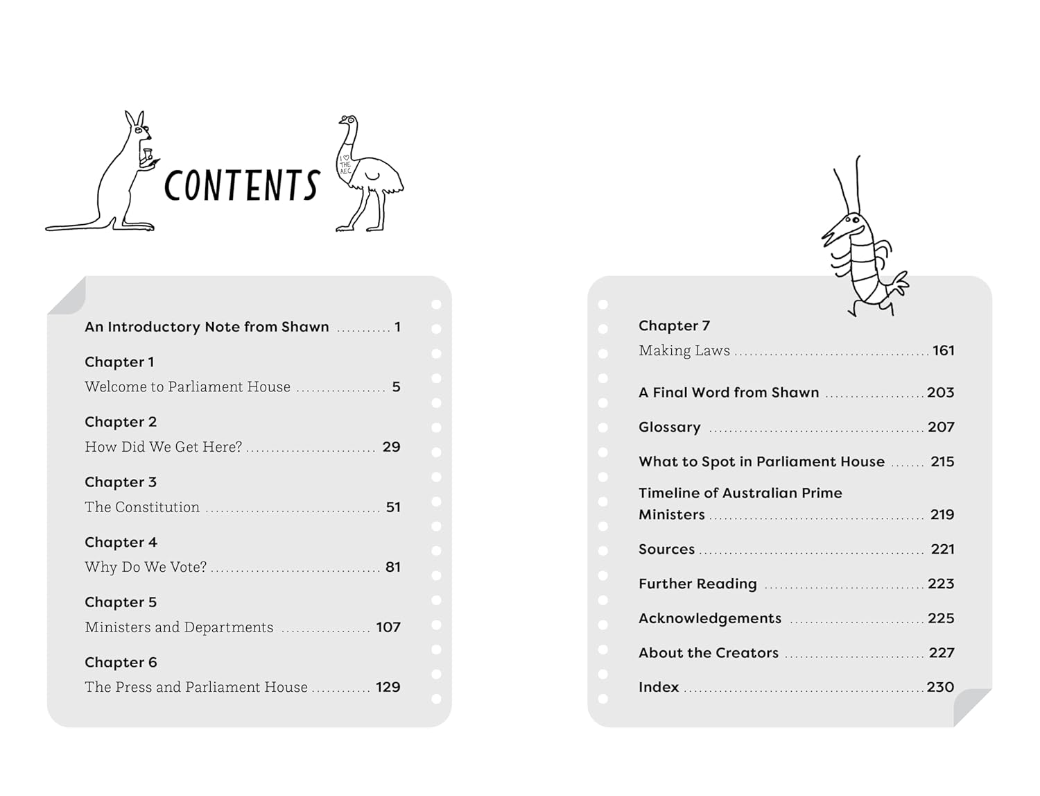 There's a Prawn in Parliament House