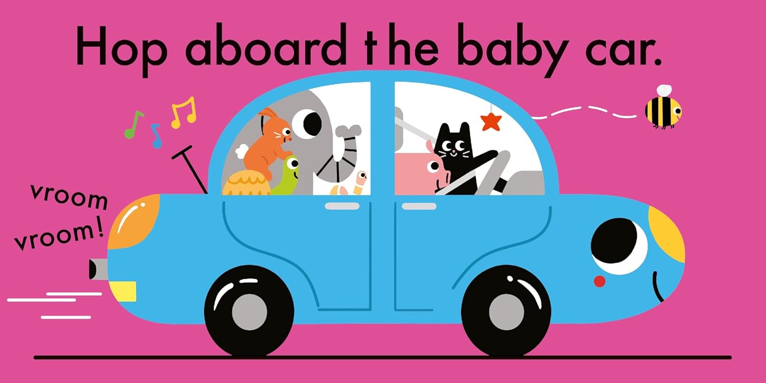 Hop Aboard! Baby's First Vehicles (Board Book)