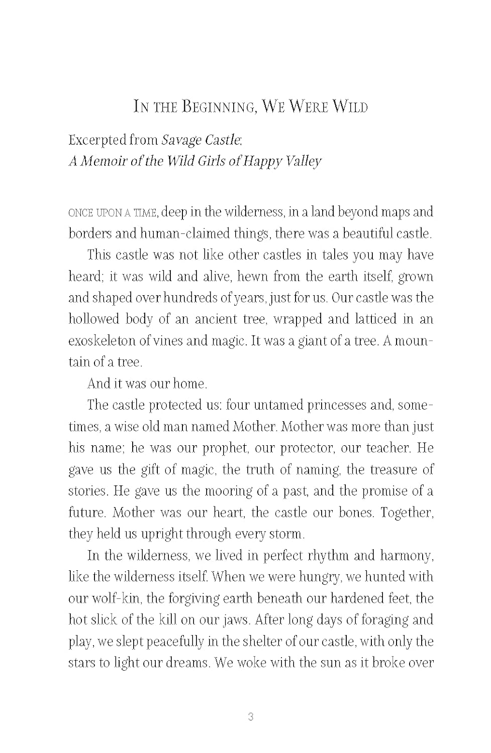 The Wilderness of Girls