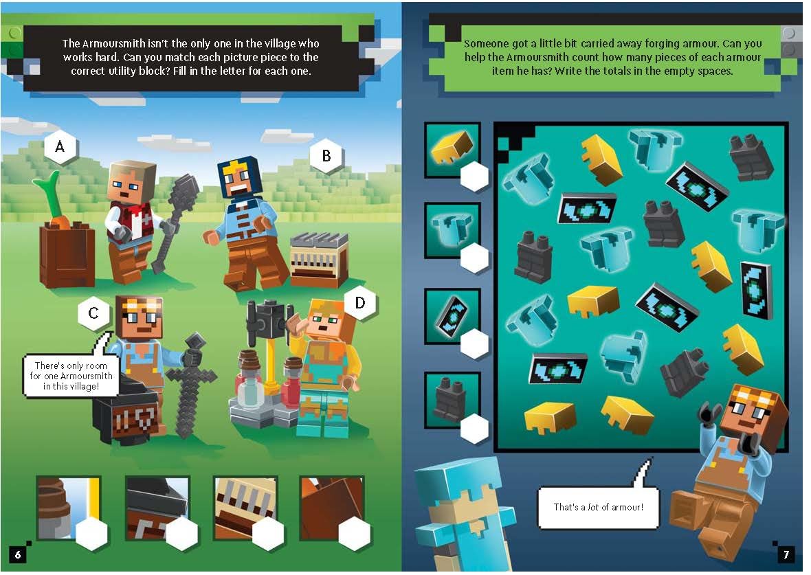 LEGO Minecraft: Armoursmith Adventure: Mini Activity Box