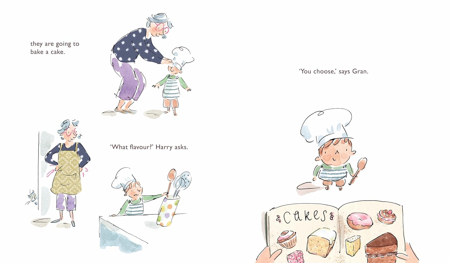 Harry and Gran Bake a Cake