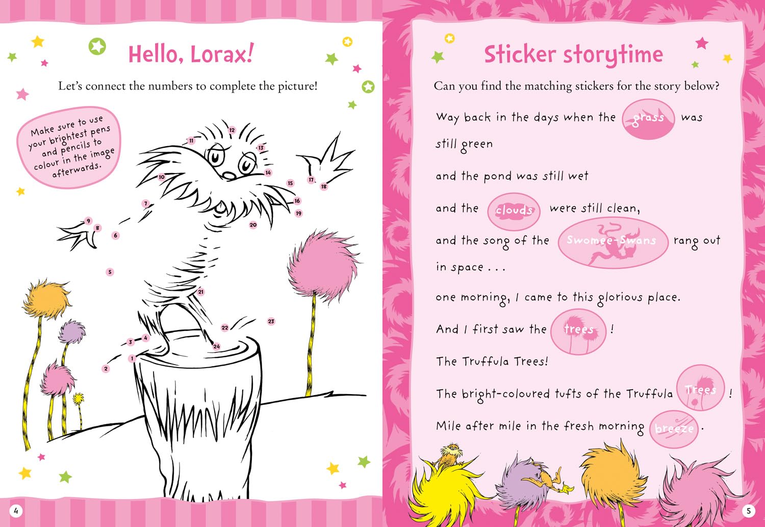 The Lorax Activity Book