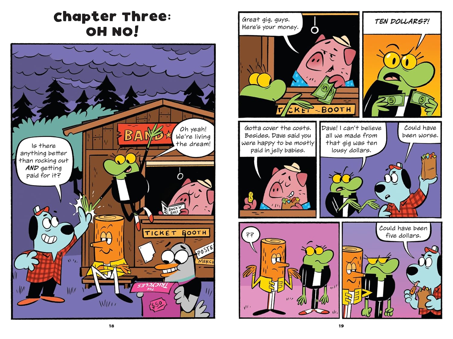 Frog, Log and Dave Almost Save the Day