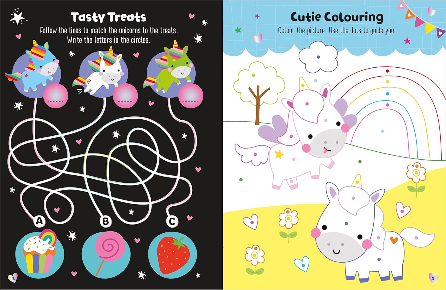 Glow in the Dark Unicorns Activity Book