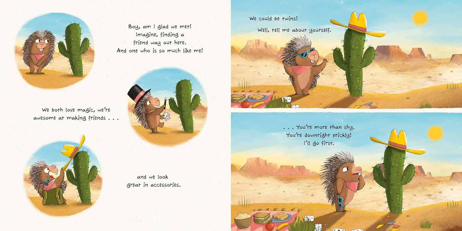 Porcupine and Cactus