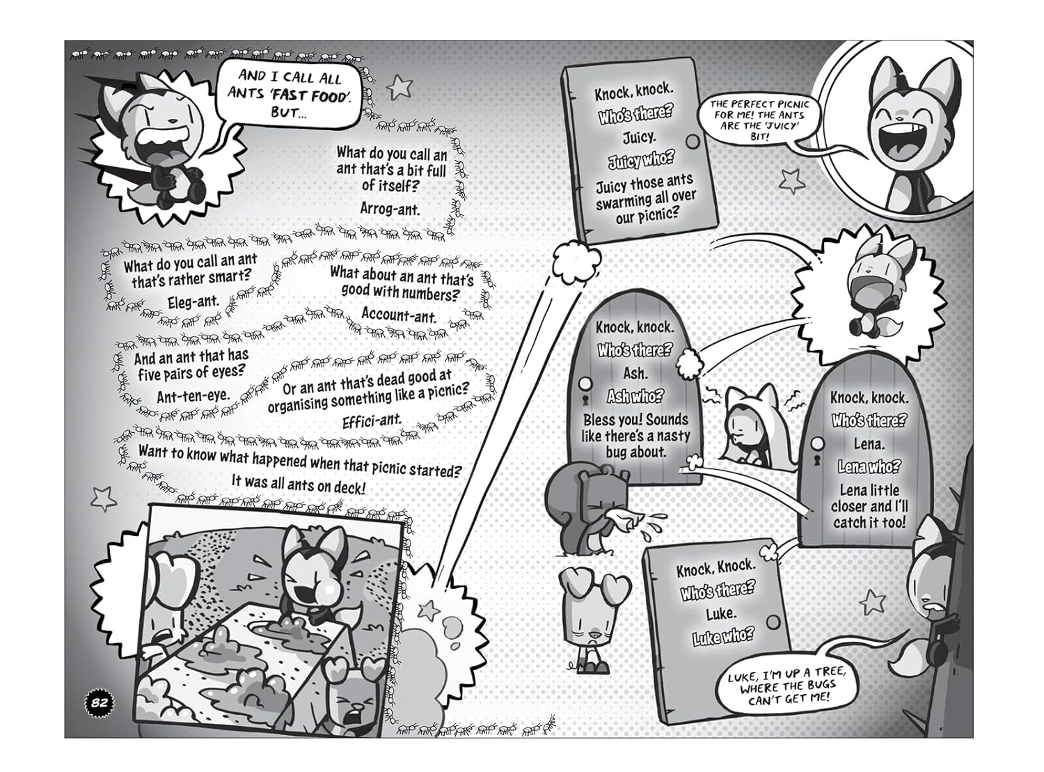 Bunny vs Monkey: The Gigantic Joke Fight