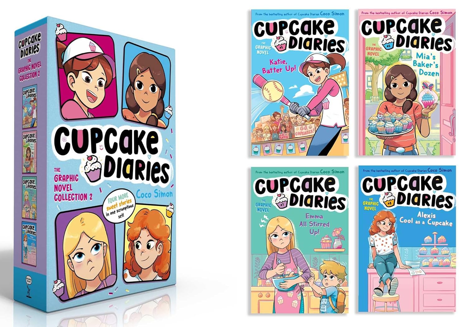 Cupcake Diaries The Graphic Novel Collection 2 (Boxed Set)