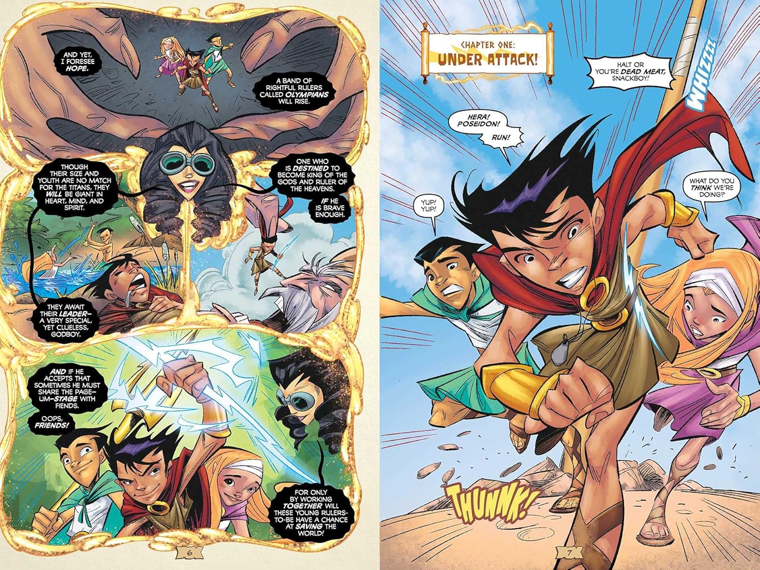 Heroes in Training: Poseidon and the Sea of Fury Graphic Novel