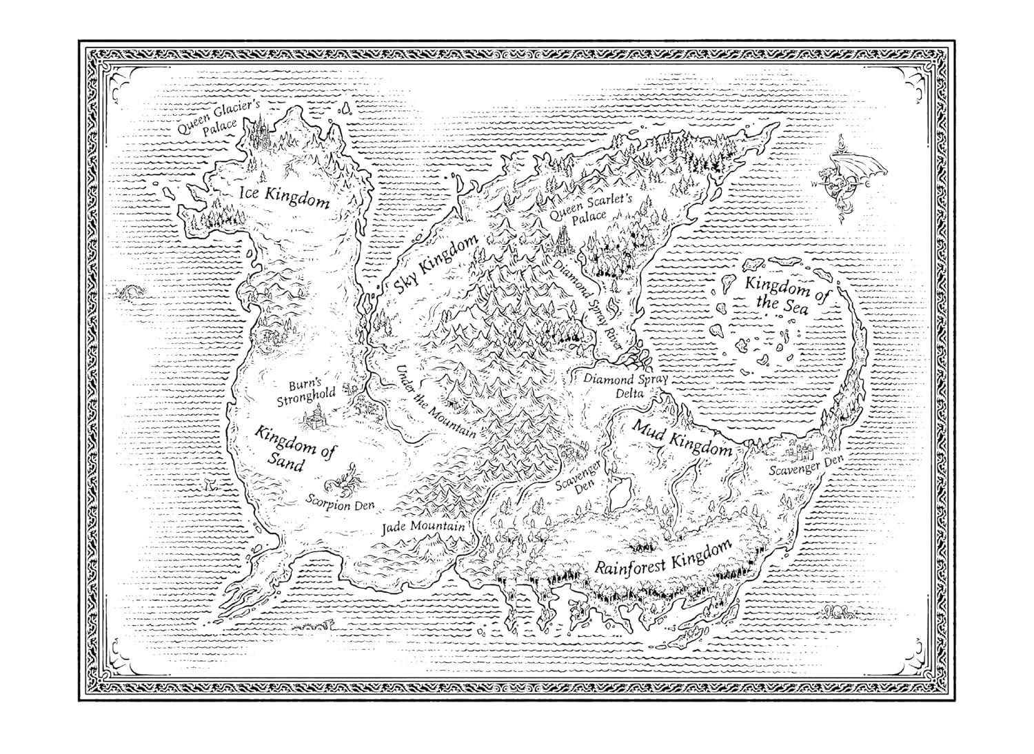 Wings of Fire Bk 4: The Dark Secret (Special Edition)