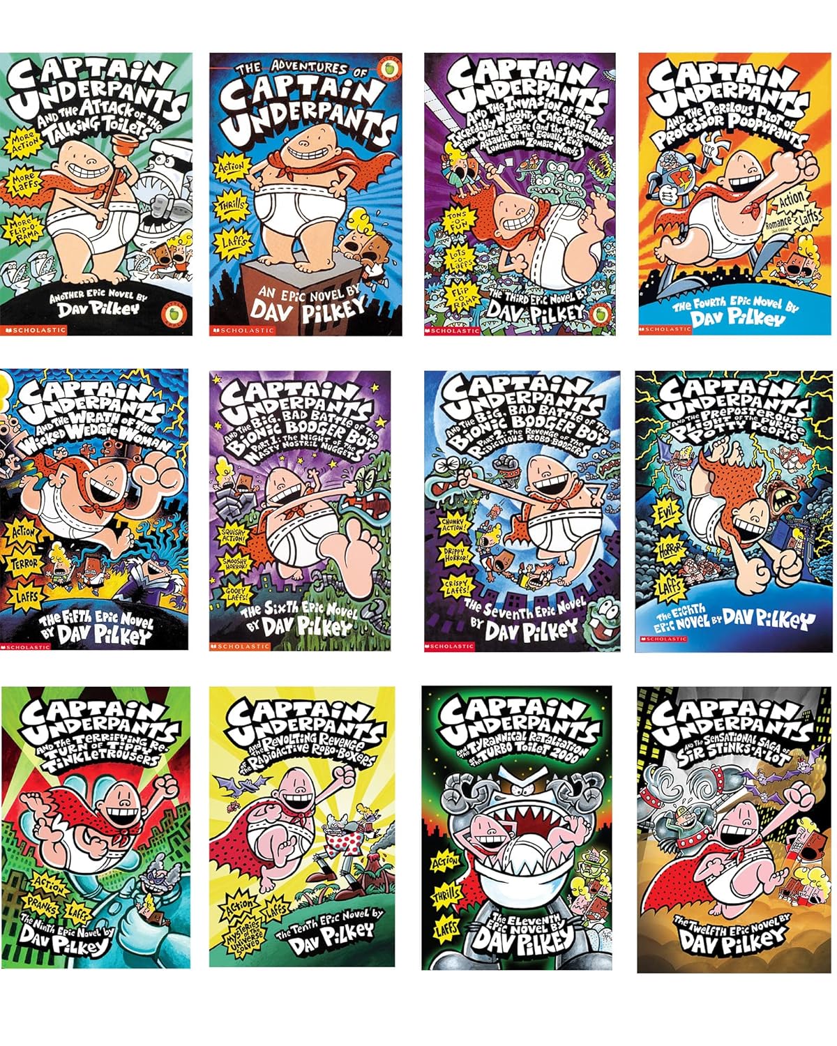 The Extra Crunchy Ultimate Collection of Captain Underpants: Twelve Epic Novels