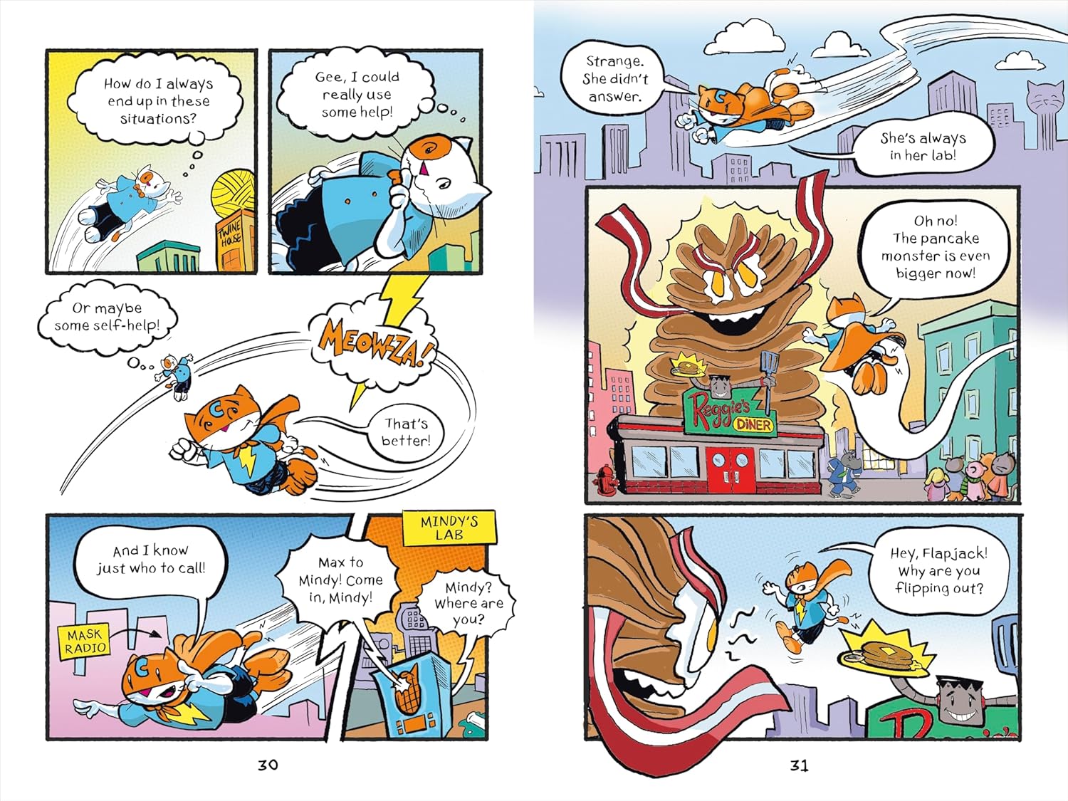 Max Meow Book 6: When Pancakes Go Bad (Really Bad!)