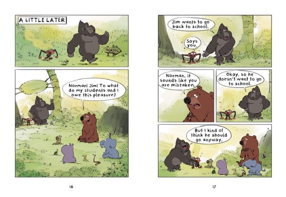 Grumpy Monkey School Stinks!