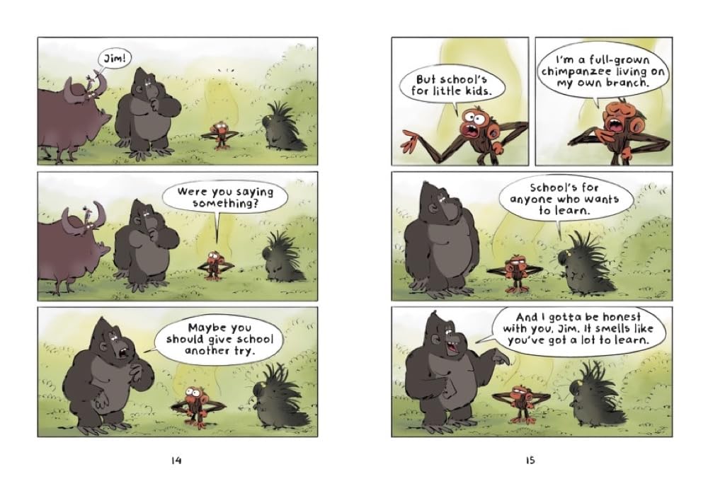 Grumpy Monkey School Stinks!