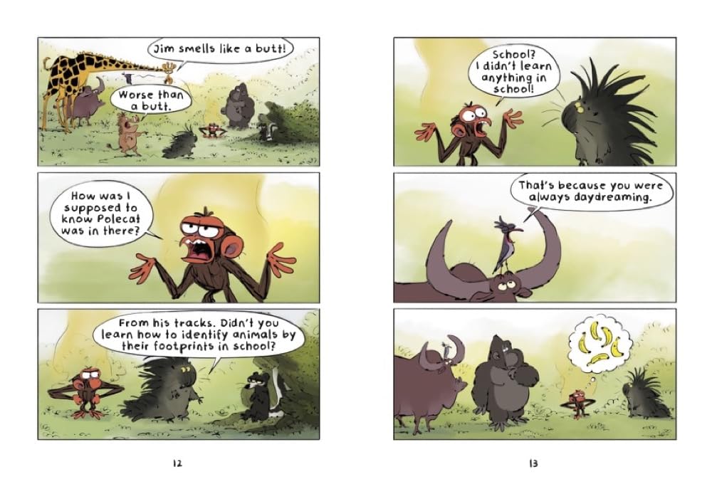 Grumpy Monkey School Stinks!