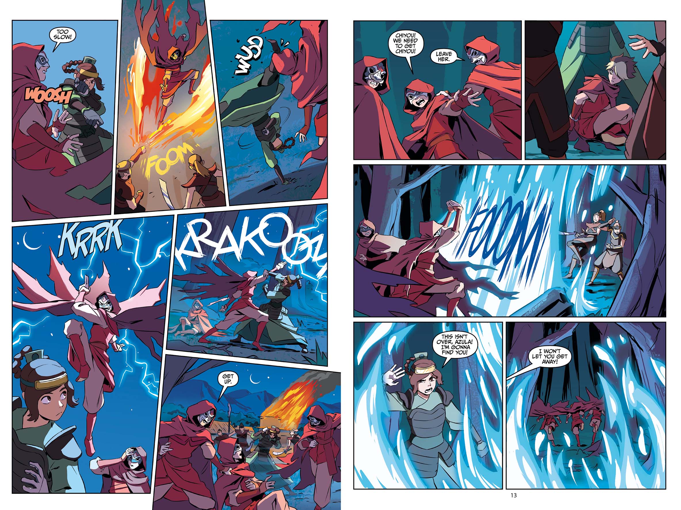 Avatar: The Last Airbender - Azula in the Spirit Temple