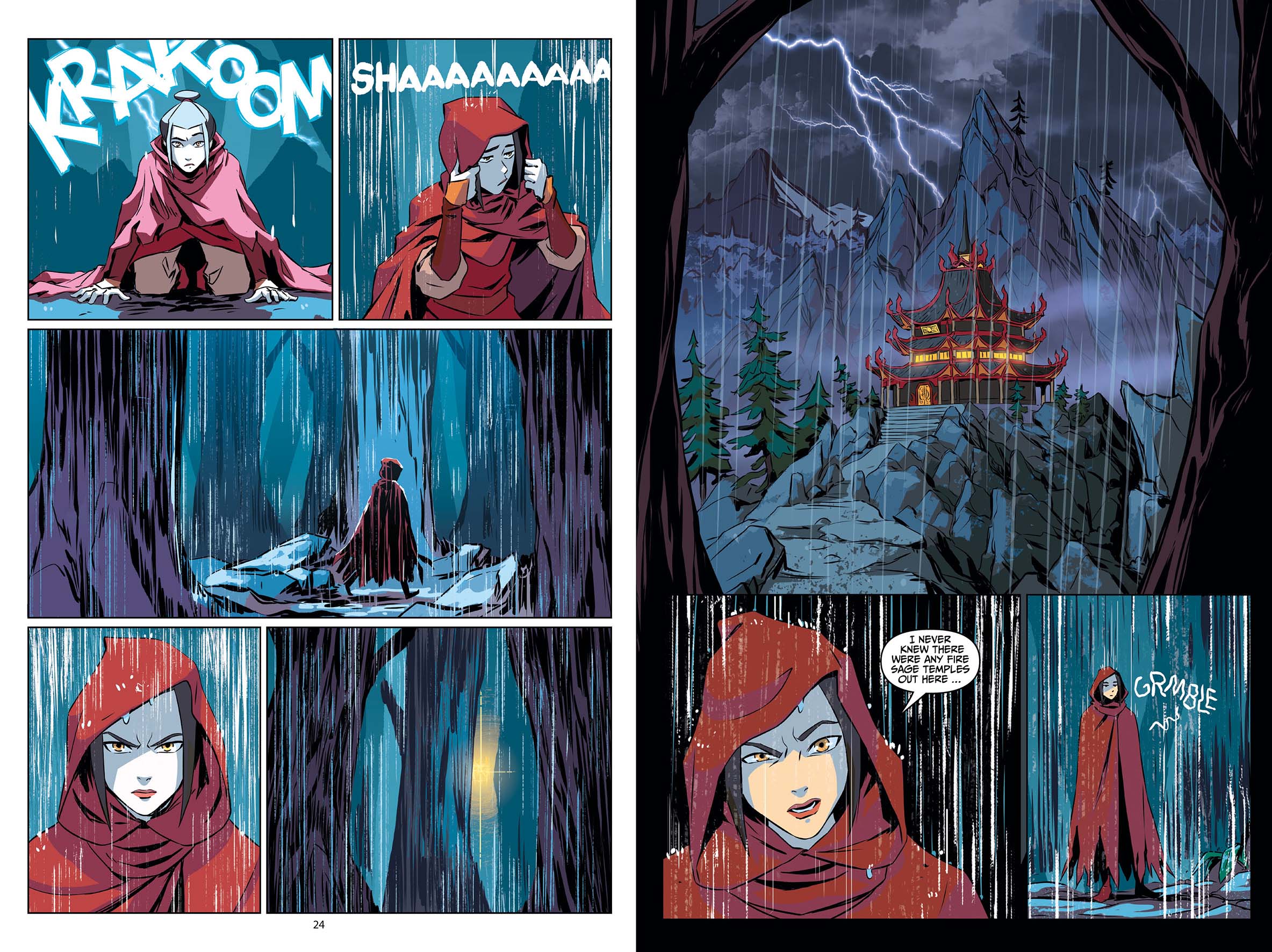 Avatar: The Last Airbender - Azula in the Spirit Temple