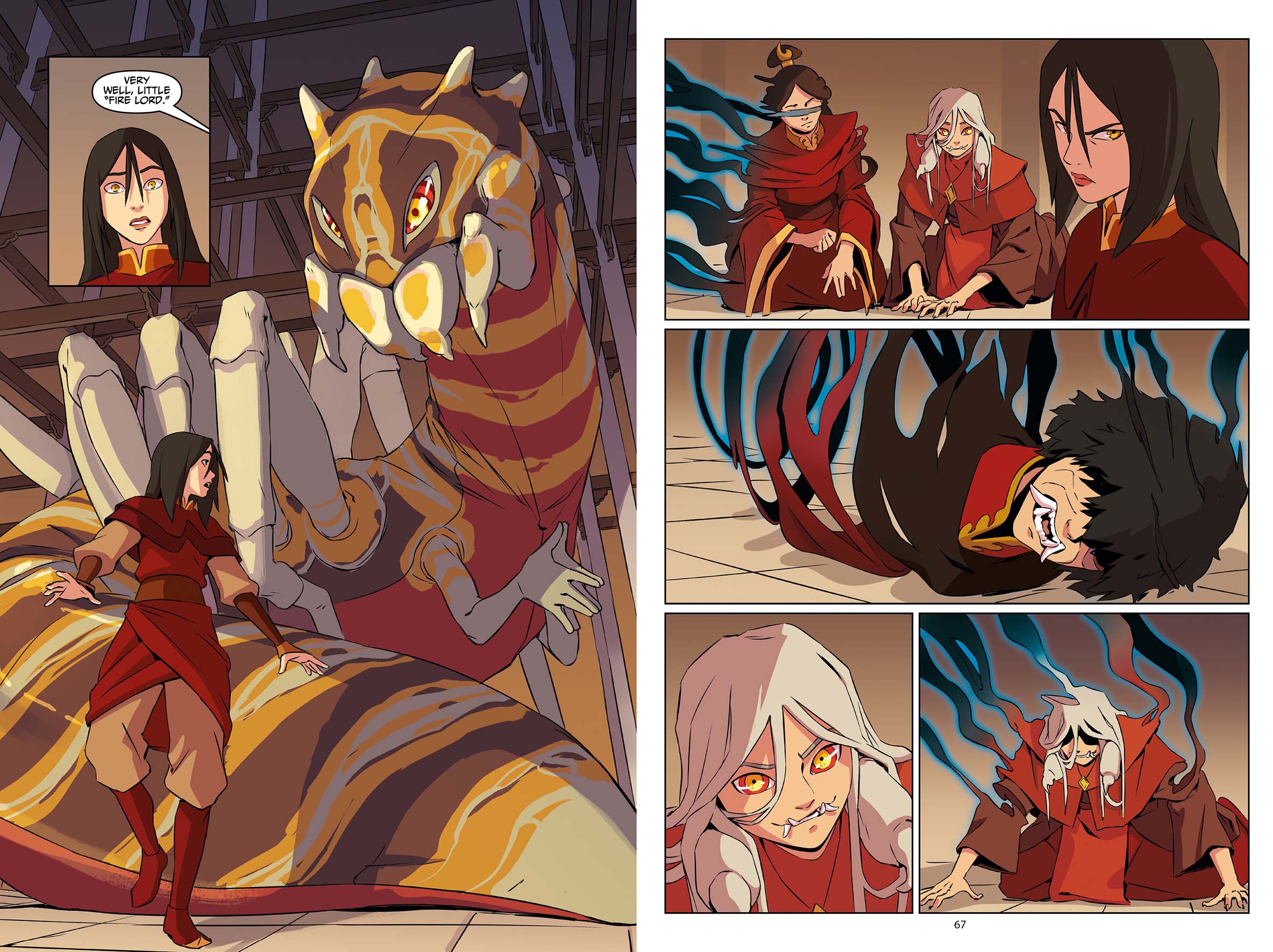 Avatar: The Last Airbender - Azula in the Spirit Temple