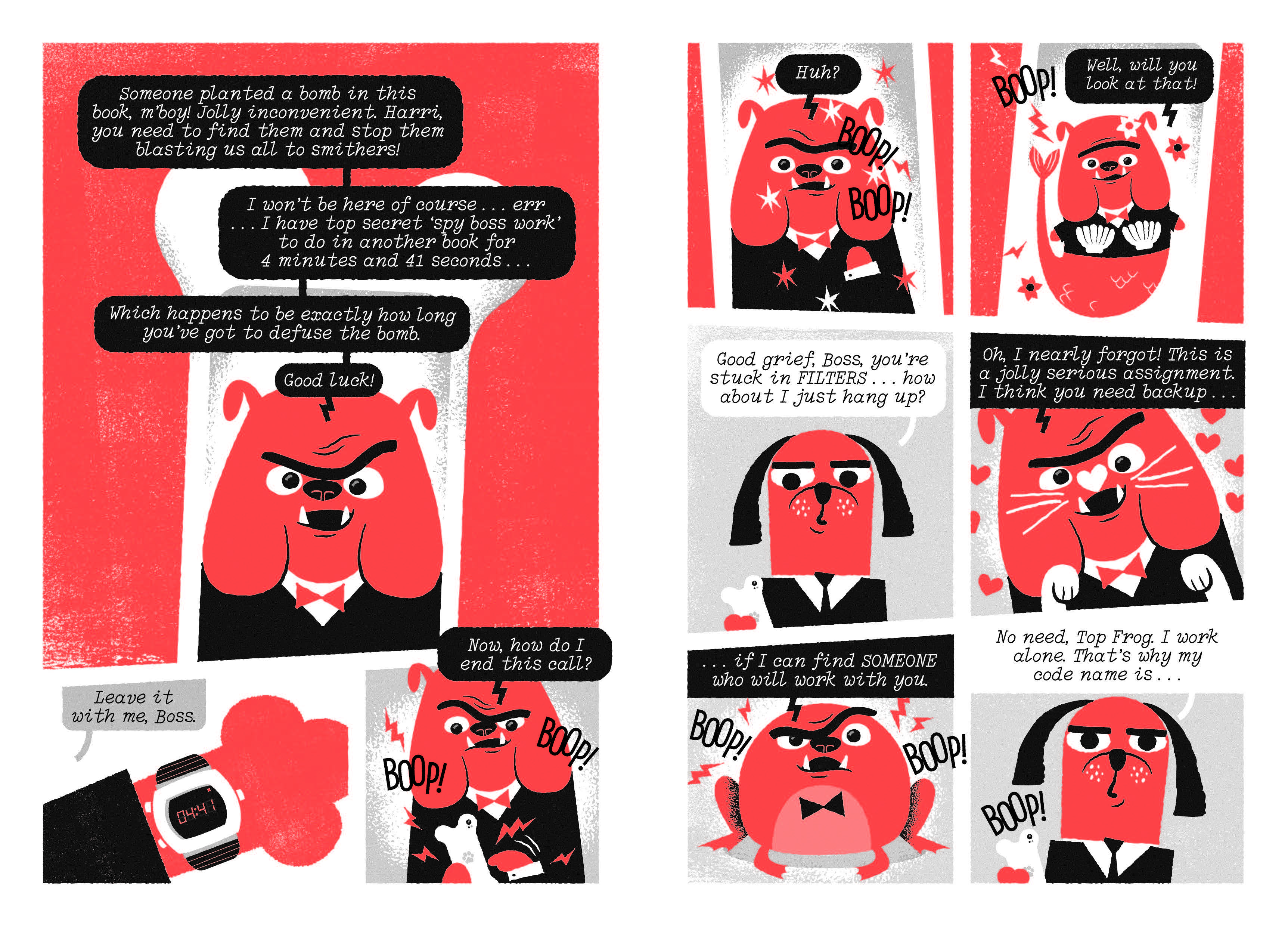 Agent Harrier: This Book Will Self-Destruct