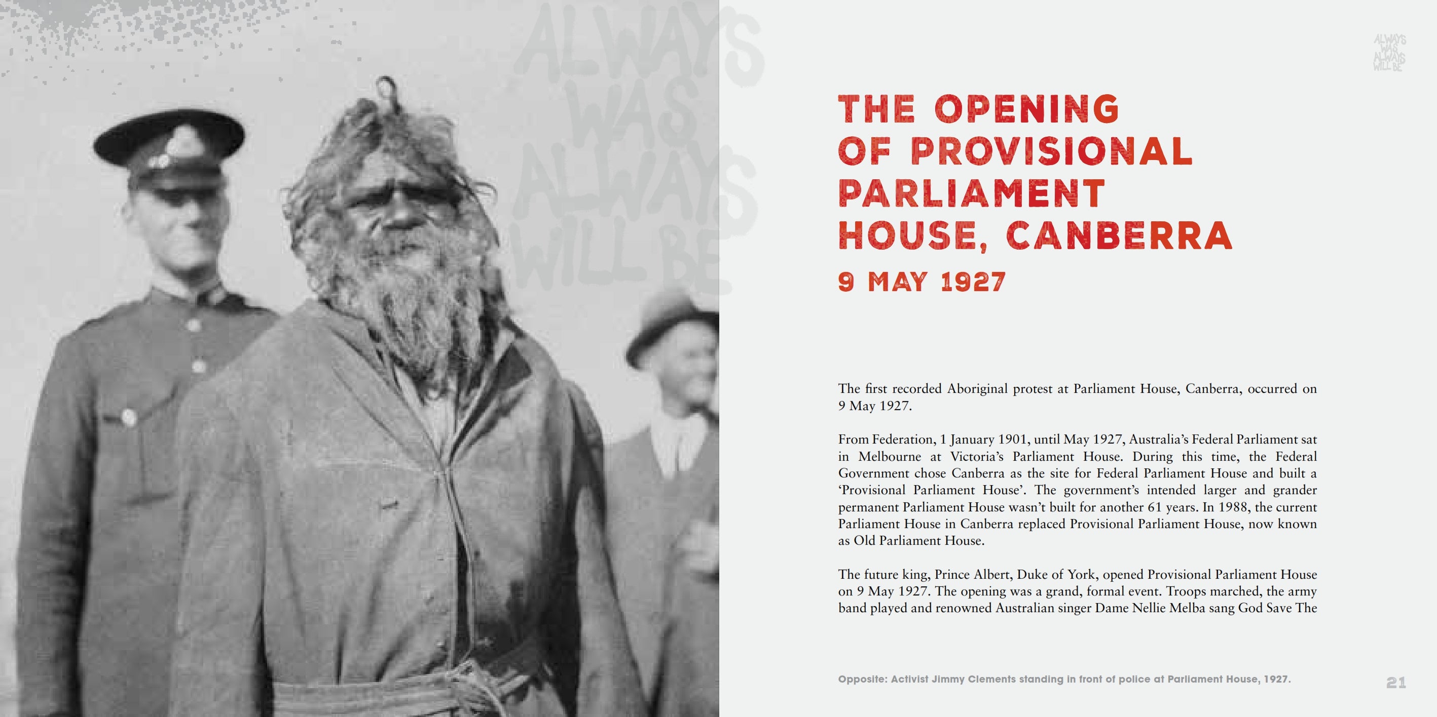 Always Was, Always Will Be