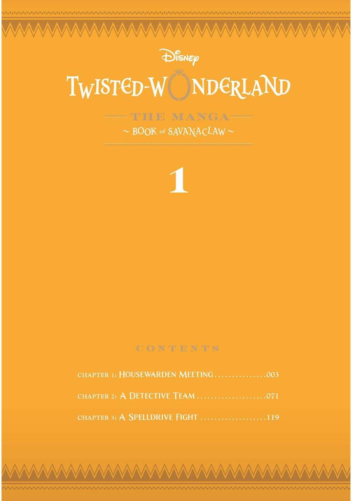 Disney Twisted-Wonderland: The Manga – Book of Savanaclaw, Vol. 1