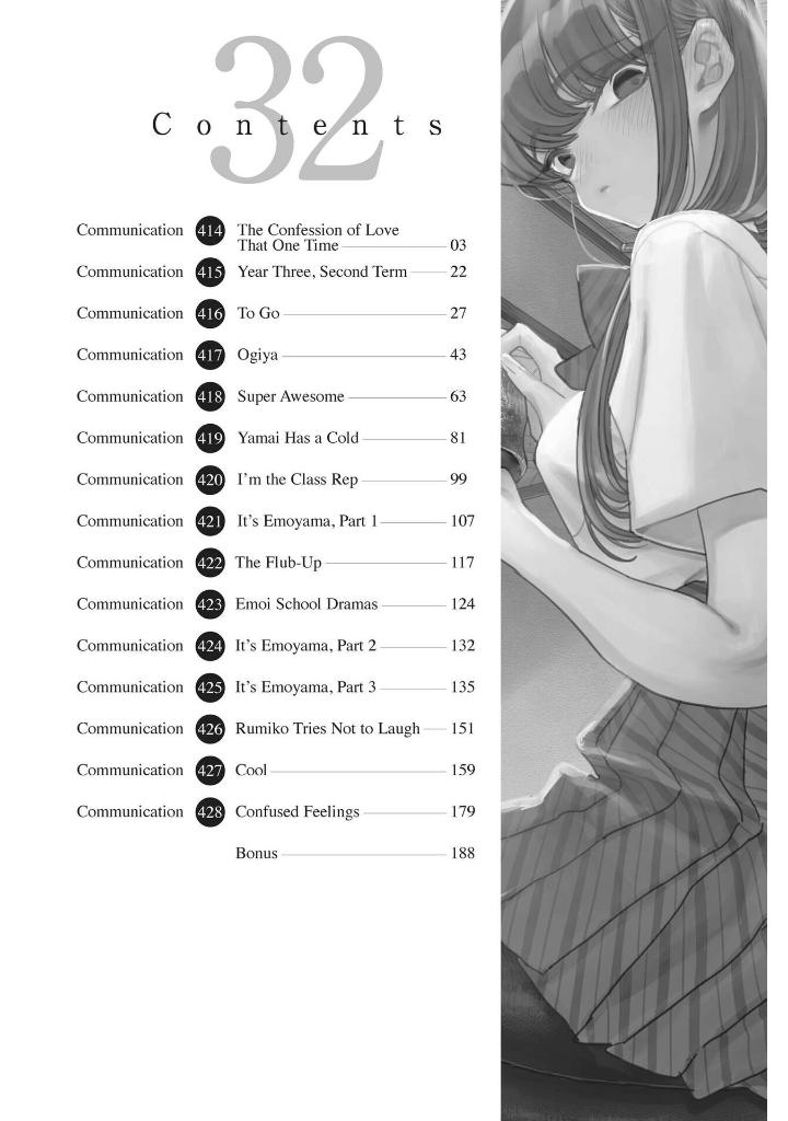 Komi Can't Communicate, Vol. 32