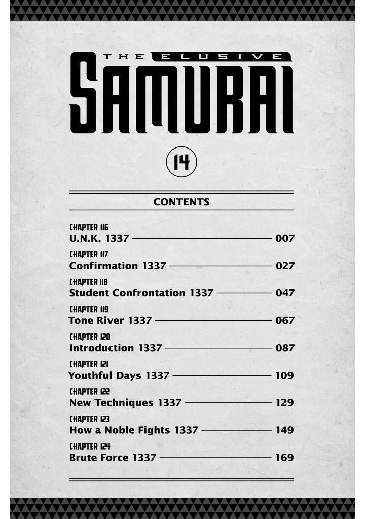 The Elusive Samurai, Vol. 14