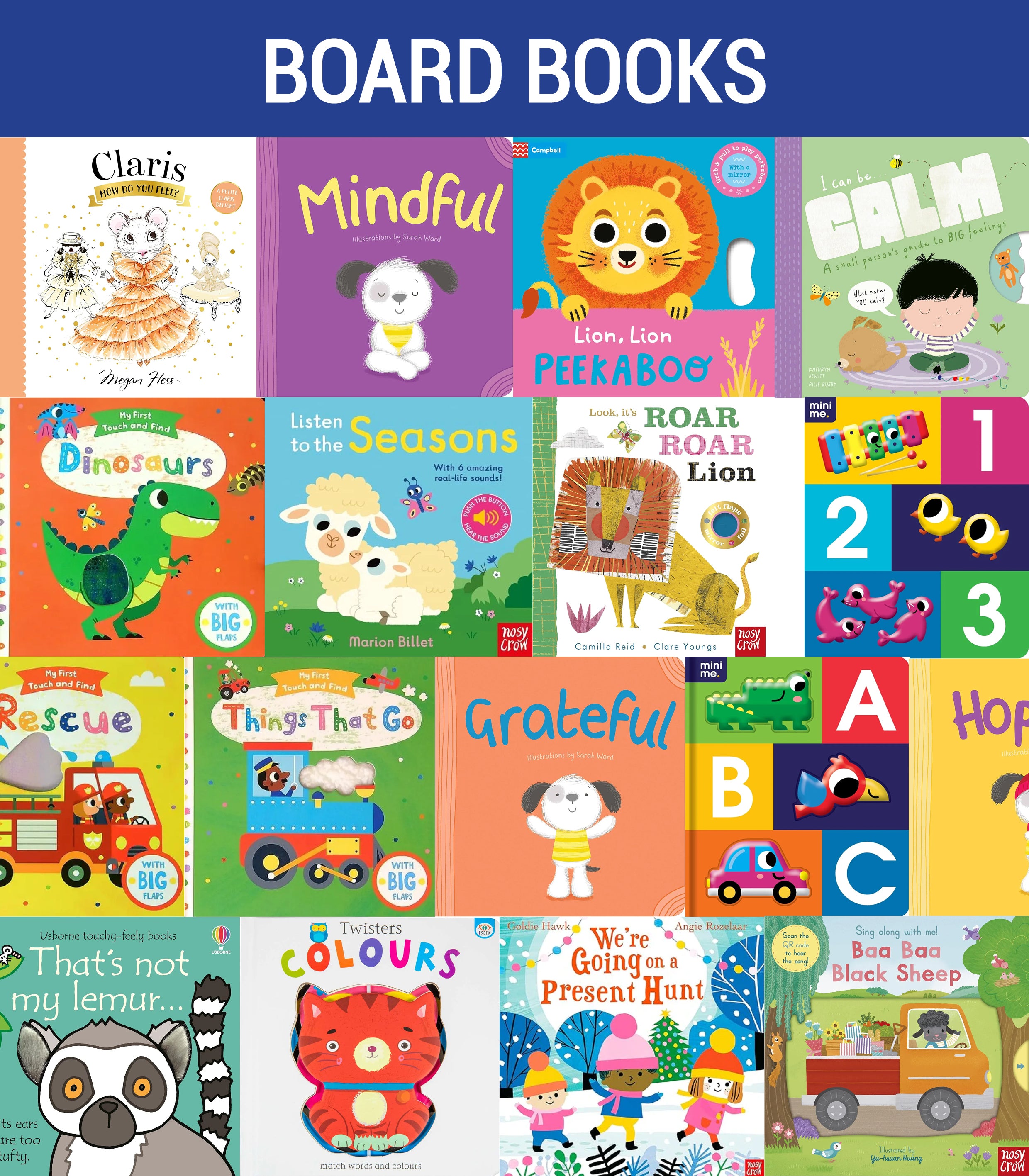Board Book Variety Pack (40 titles)