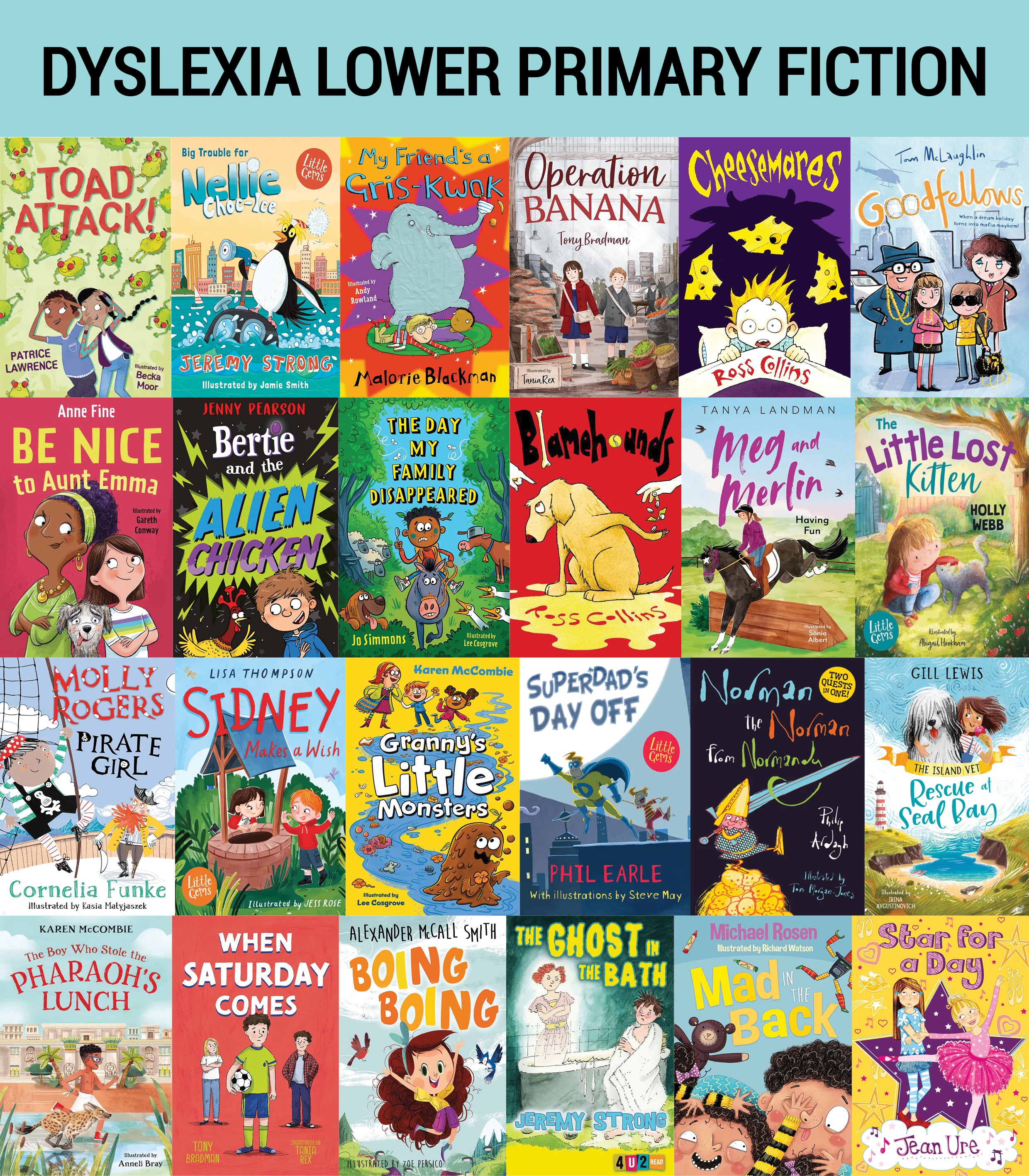 Dyslexia Friendly Lower Primary Fiction Variety Pack (40 titles)