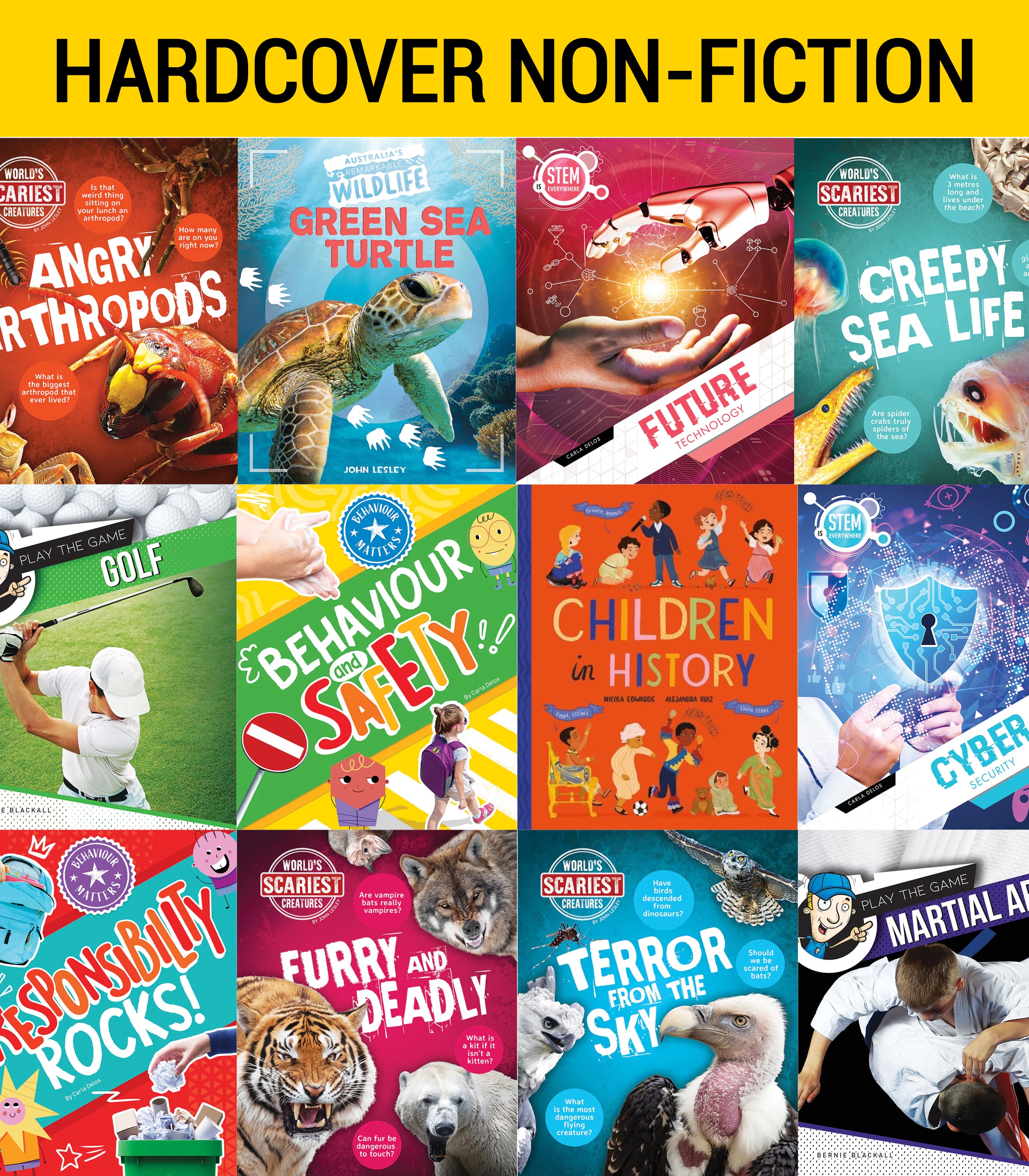 Non-fiction Books (Hardcover) Variety Pack (20 titles)