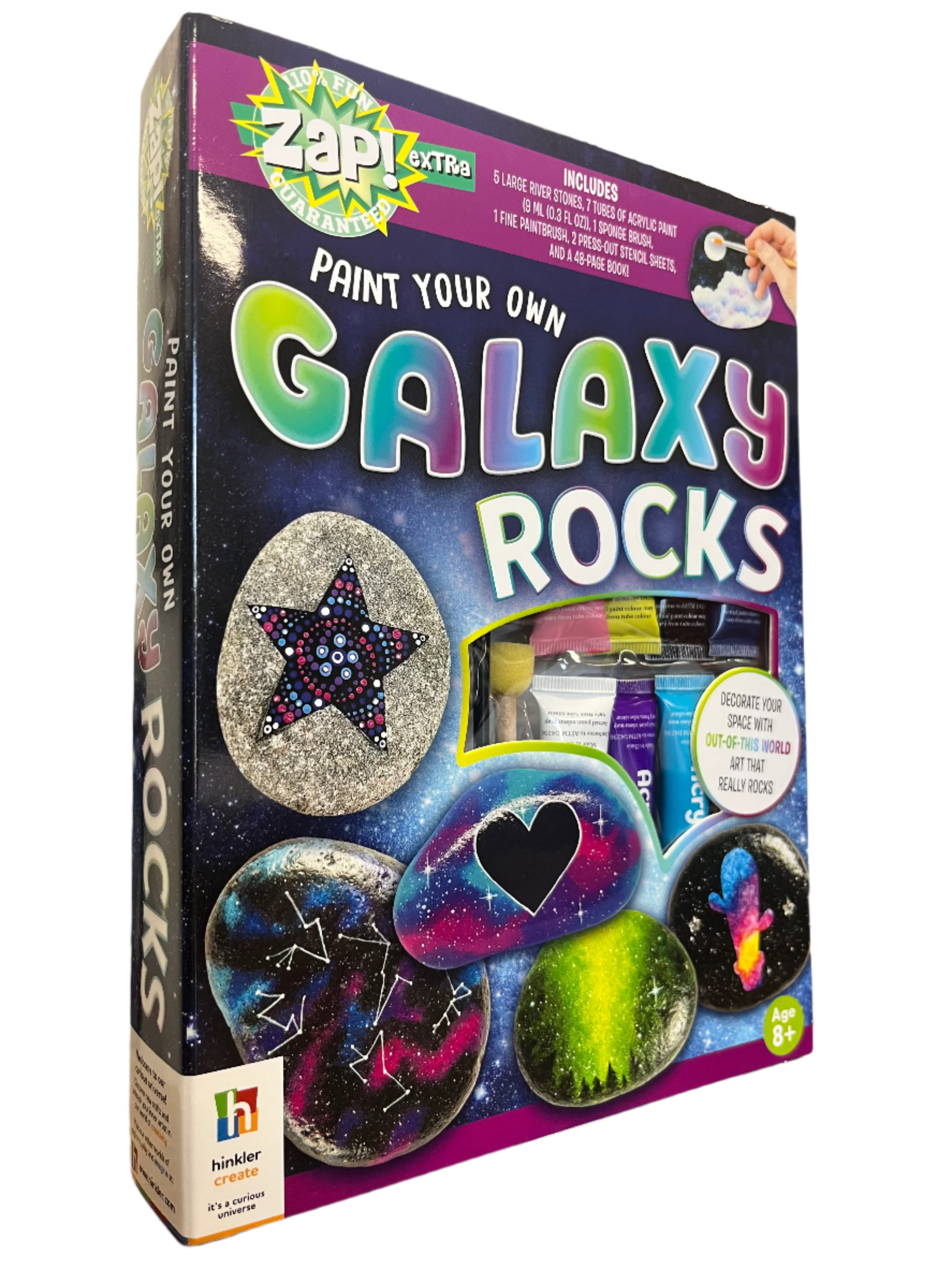 Paint Your Own Galaxy Rocks
