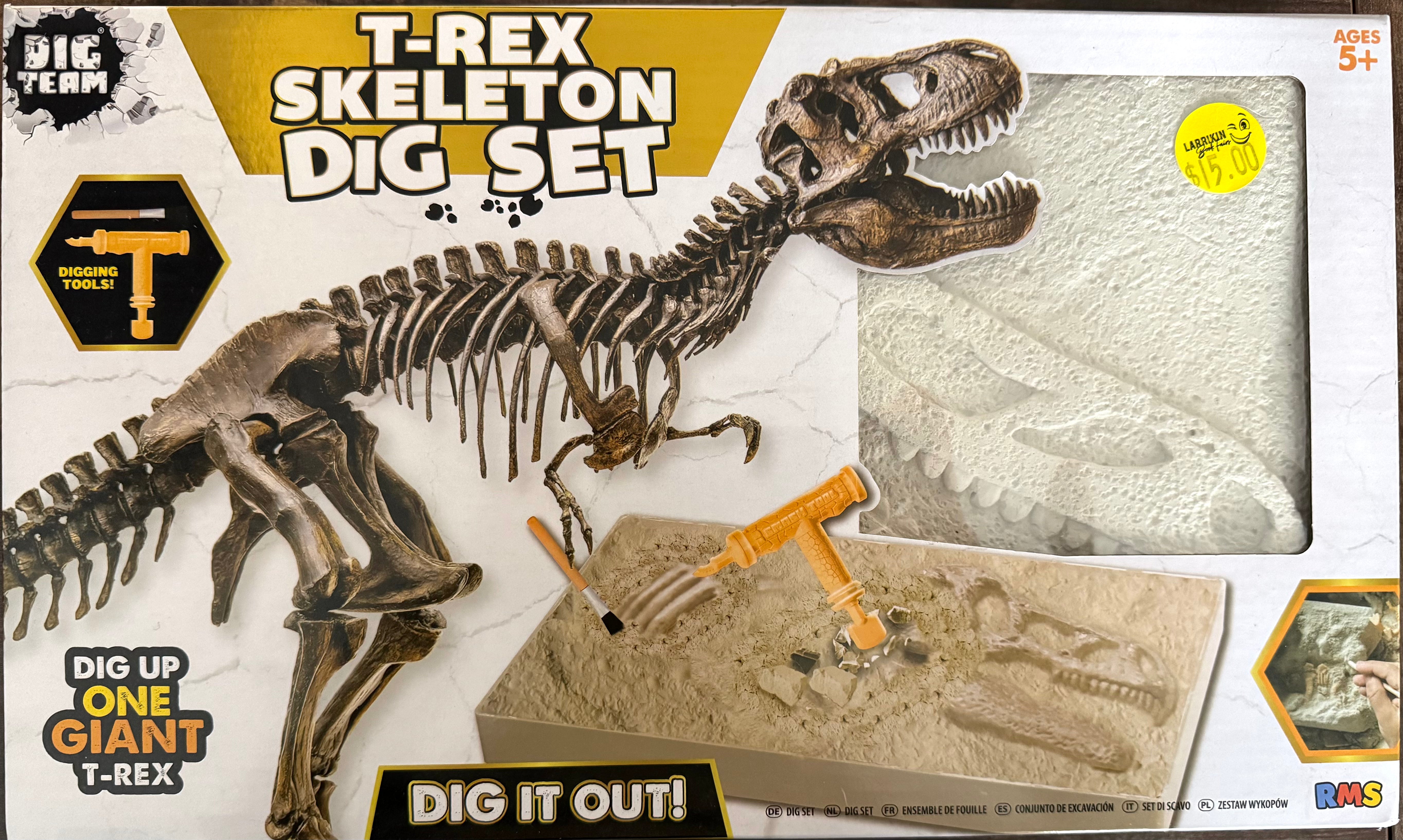 T-Rex Skeleton Dig Set