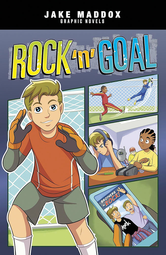 Jake Maddox Graphic Novels: Rock 'n' Goal