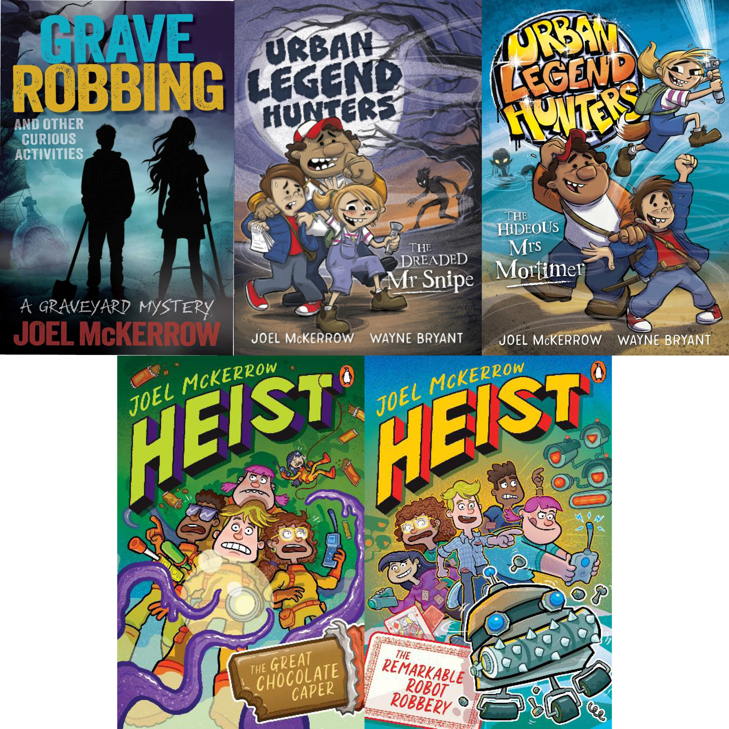 Joel McKerrow Fiction Book 5 Pack