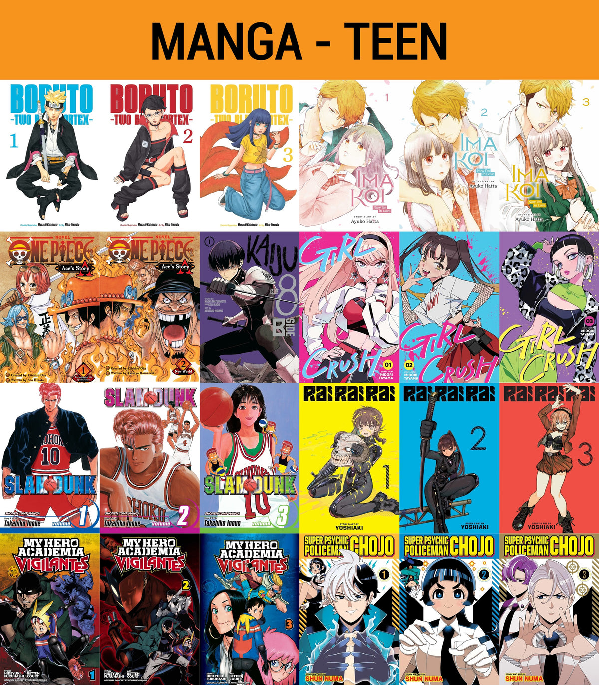 Manga (Teen) Variety Pack (30 titles)