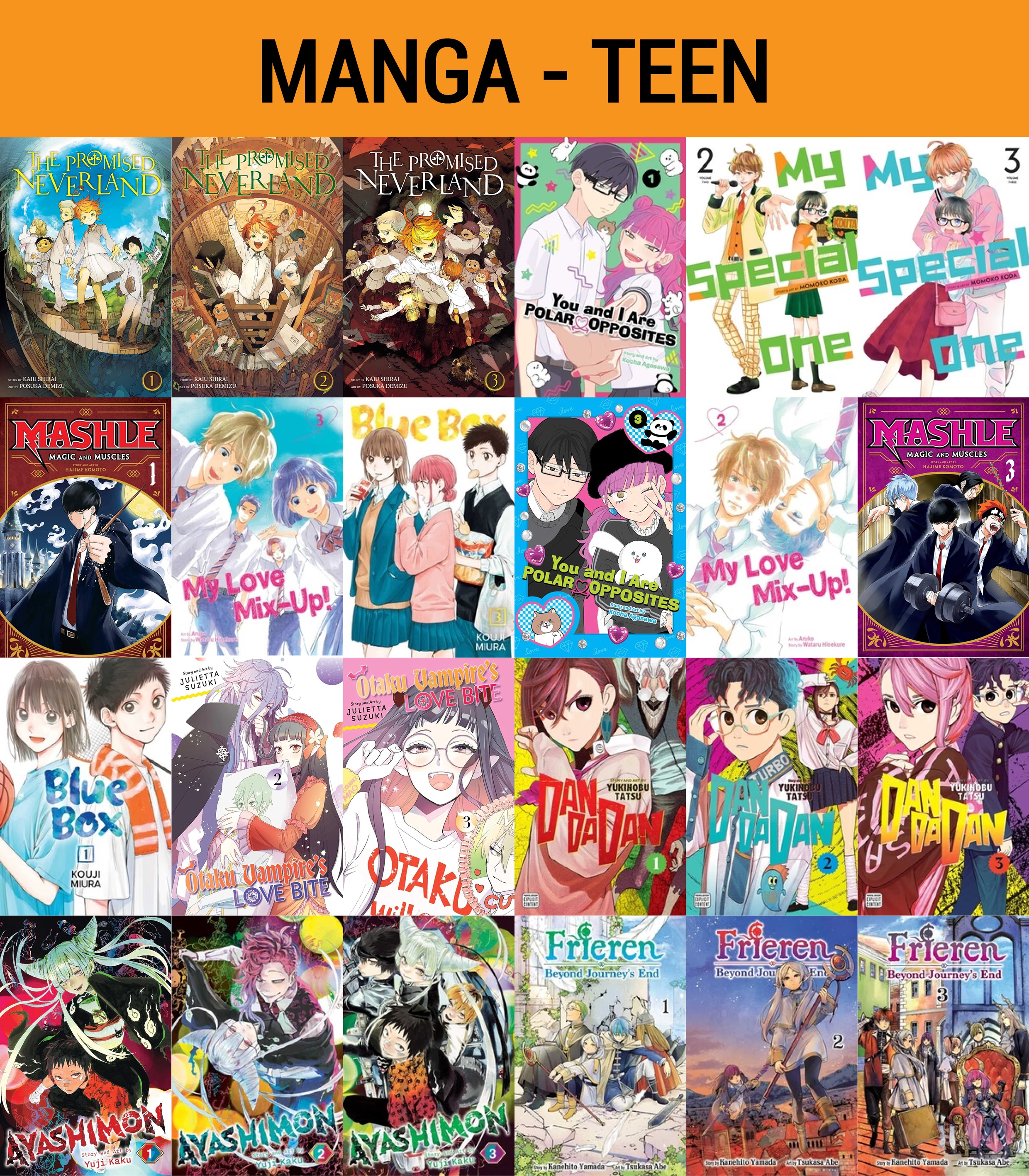 Manga (Teen) Variety Pack (30 titles)