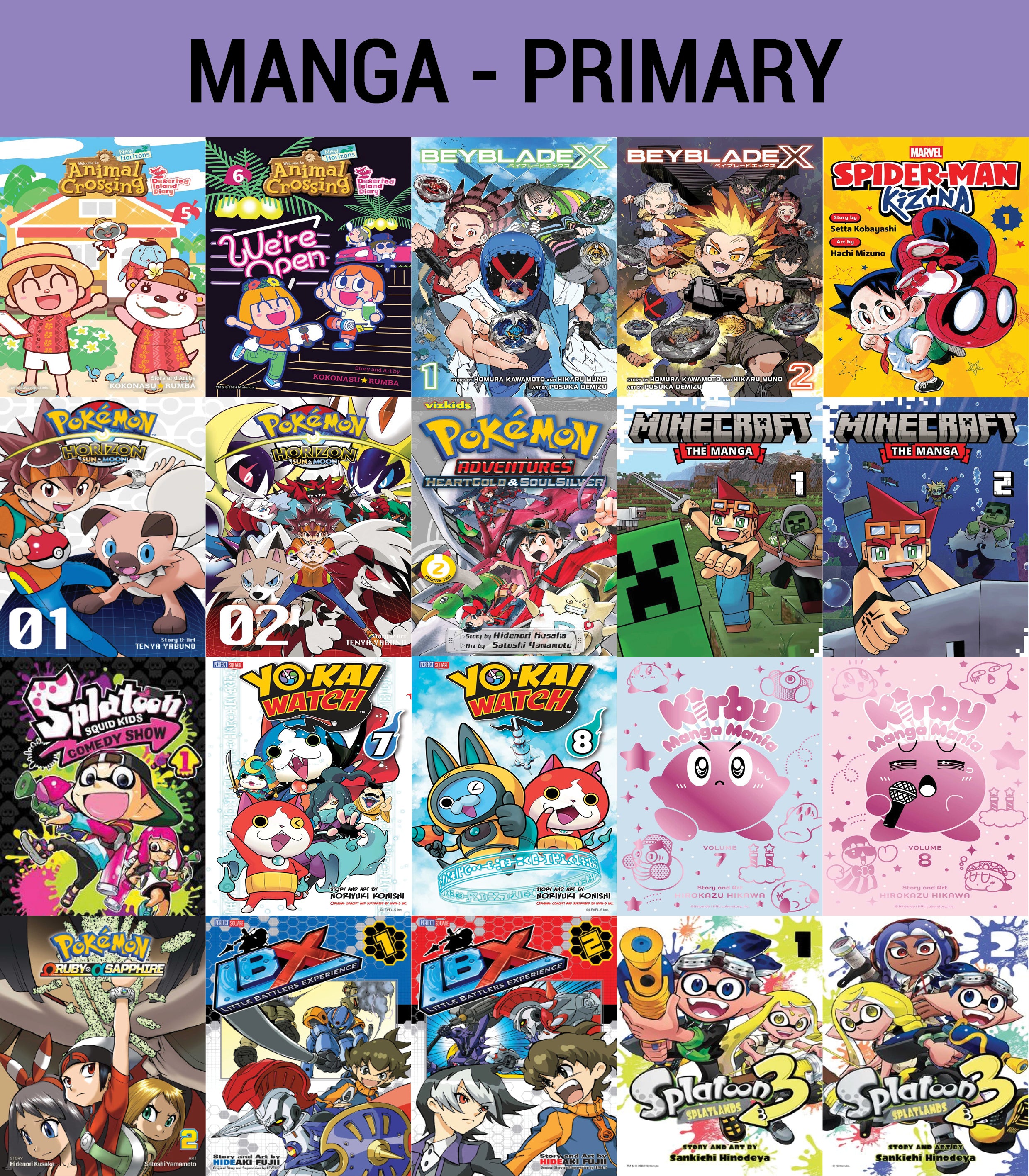Manga (Primary) Variety Pack (30 titles)