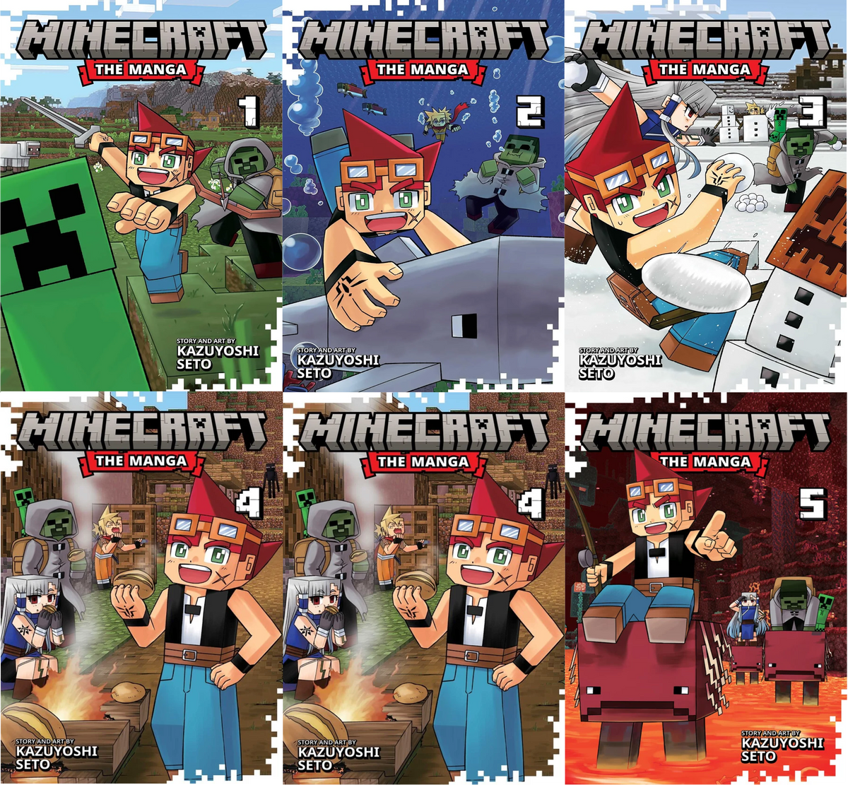 Minecraft: The Manga 6 Pack