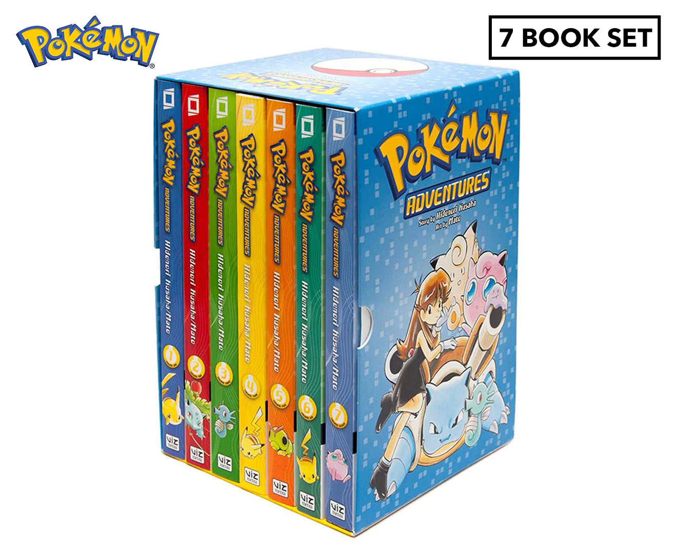 Pokémon Adventures Red & Blue Box Set: Set includes Vol. 1-7
