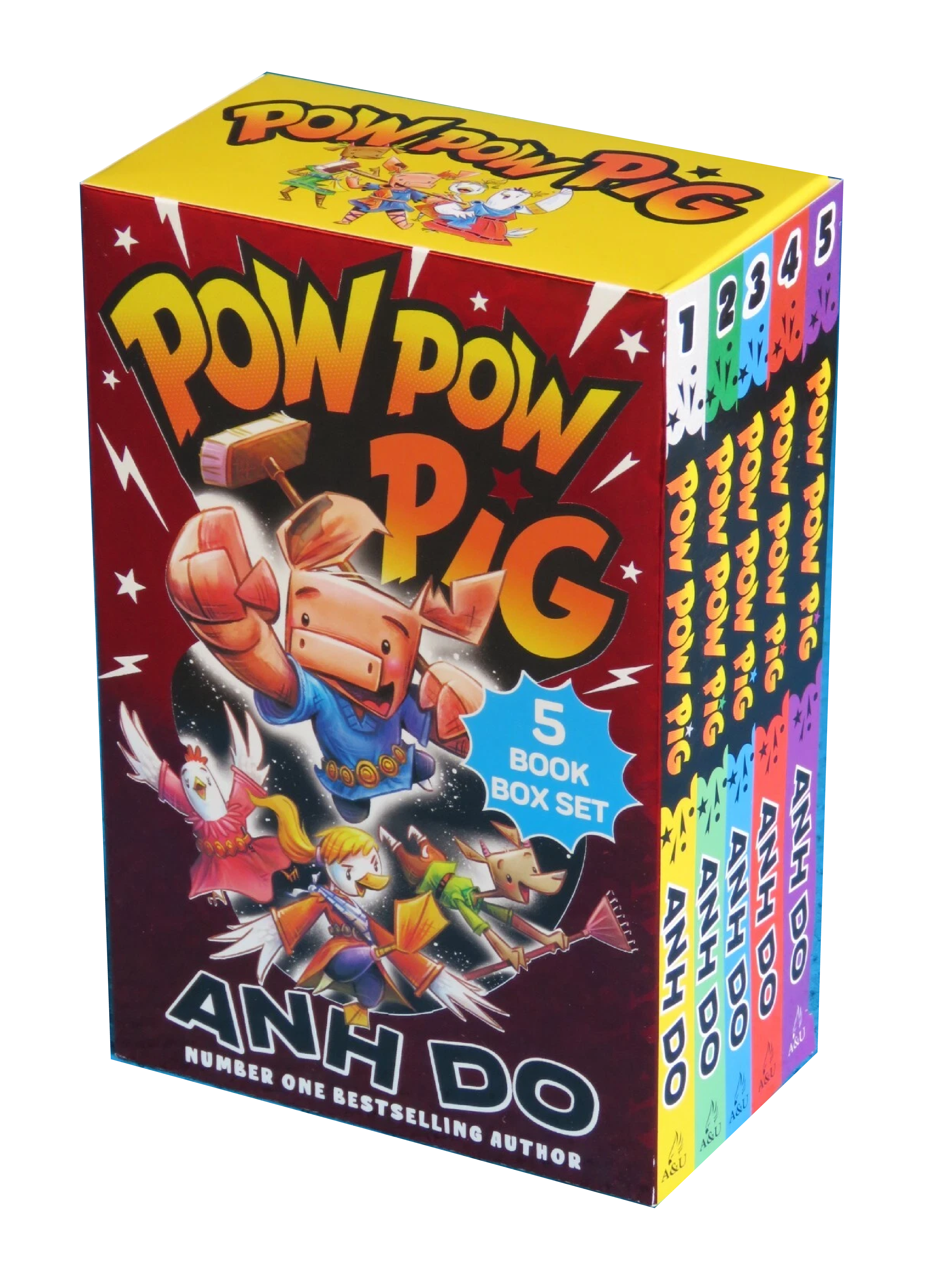 Pow Pow Pig 5 Book Box Set