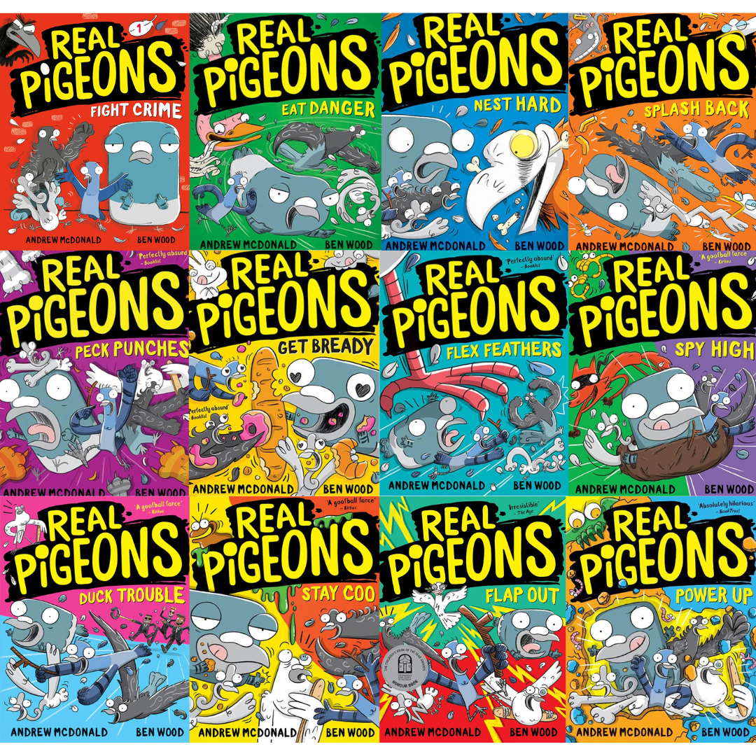 Real Pigeons Super Fan 12 Pack