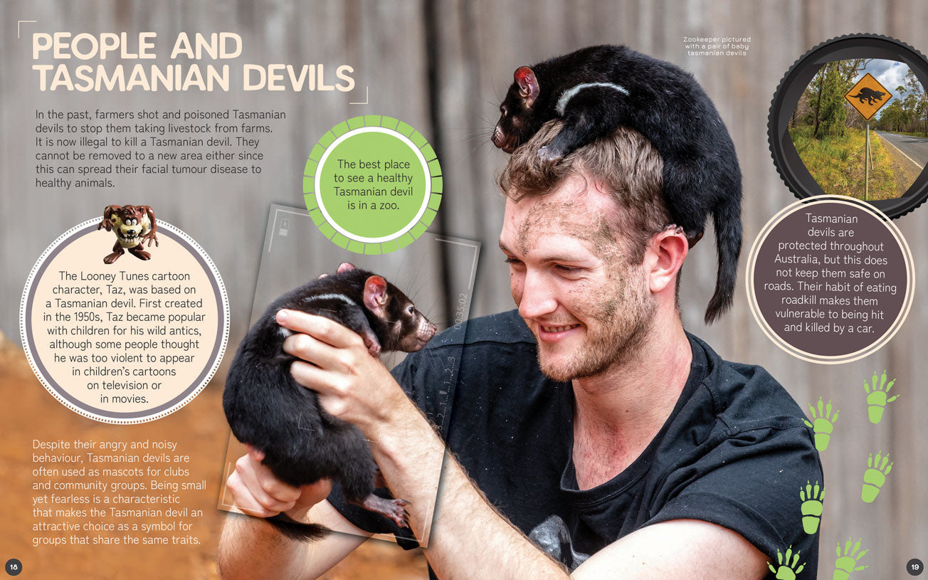 Australia's Remarkable Wildlife: Tasmanian Devil (Softcover)