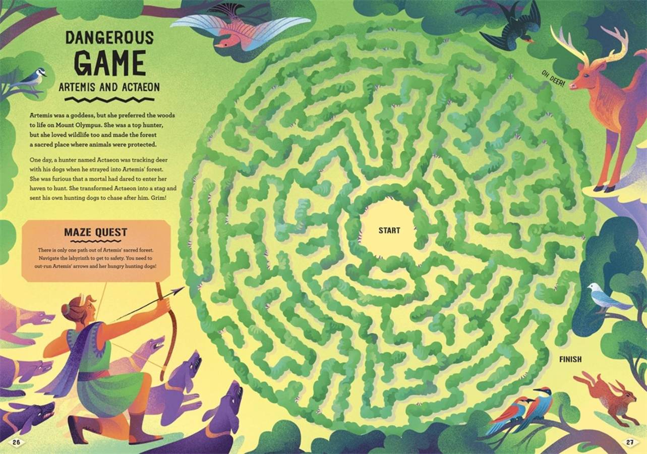 Greek Myths: Solve mazes, crack codes and untangle riddles