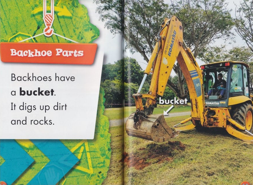 At The Construction Site: Backhoes