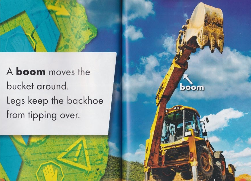 At The Construction Site: Backhoes