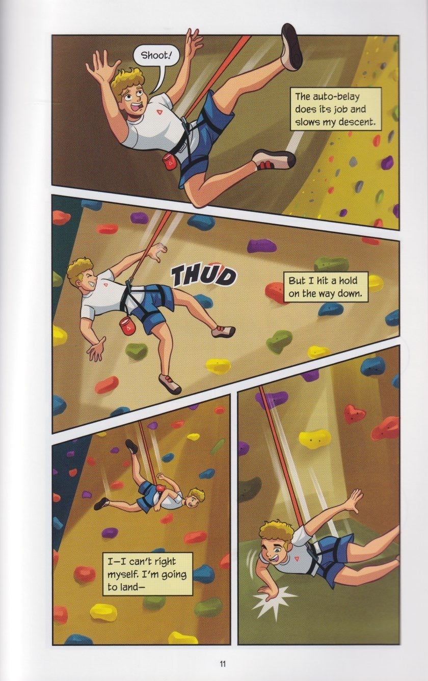 Jake Maddox Graphic Novels: Rock Climb Rumble
